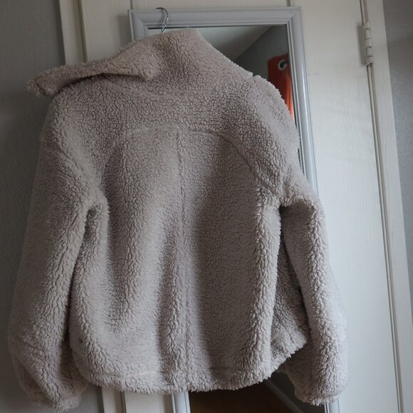 Lulu Lemon Cinchable Fleece Zip Up WHTO 4 - Picture 4 of 9